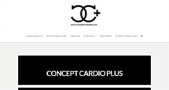 Desktop Screenshot of conceptcardioplus.com