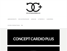 Tablet Screenshot of conceptcardioplus.com